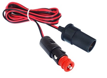 PRZEDŁUŻACZ GNIAZDA ZAPALNICZKI 12V 24V 2m uni