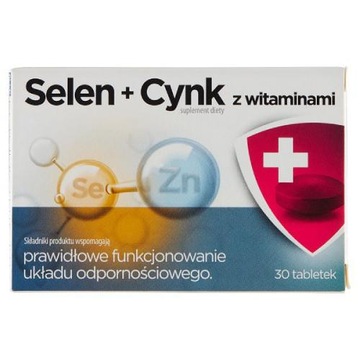 Selen + cynk z witaminami Aflofarm tabletki 30 szt