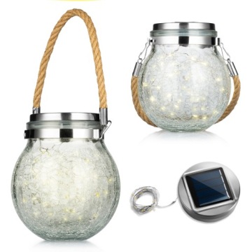 СОЛНЕЧНАЯ САДОВАЯ ЛАМПА JAR Солнечный фонарь - 20LED XXL - 2 ШТ.