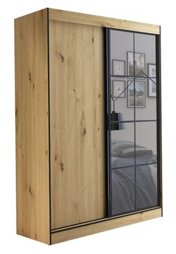 SZAFA 150 GARDEROBA PRZESUWNA Lustro OLEK ARTISAN