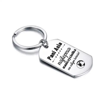 Спасибо учителю. ПОДАРОК ​​в конце года. БРЕЛОК С ГРАВИРОВКОЙ.