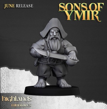 Гномьи пираты x 10 CMD — Highlands Miniatures