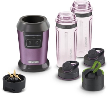 Блендер Smoothie Cup Миксер SENCOR фиолетовый