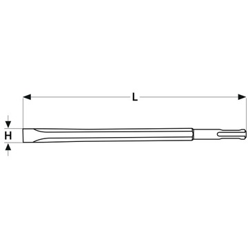 ТОЧЕЧНОЕ ДОЛОТО 20 ММ SDS+ ДЛИНА 175 ММ