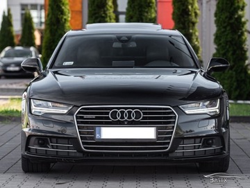 Audi A7 C7 A7 Sportback Facelifting 3.0 TDI competition 326KM 2016 Audi A7 3.0 BiTDI V6T 326KM 2016 Quattro Kamera Bose CzerwonePasy Alcantara, zdjęcie 4