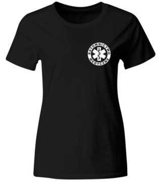 ЖЕНСКАЯ РУБАШКА ПАРАМЕДИКА ЧЕРНАЯ - XL