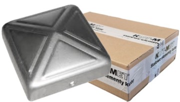 DASZEK KOPERTOWY KAPA NA PROFIL 40X40 Z PRZETŁOCZENIEM ZAŚLEPKA METALOWA