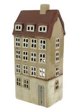 КЕРАМИЧЕСКИЙ ФОНАРЬ ДЛЯ ДОМА ПОДСВЕЧНИК ФОНАРЬ МНОГОДОРОЖНЫЙ ДОМ С ГЛАЗУРНОЙ КЕРАМИКОЙ