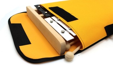 Dzwonki Chromatyczne 27ton 4pałki POKROWIEC żółty