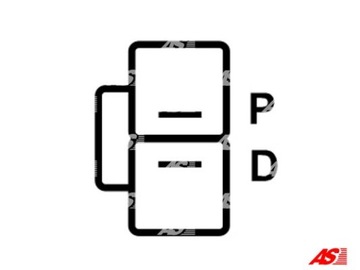 ALTERNÁTOR AS-PL DO MAZDA XEDOS 9 2.5