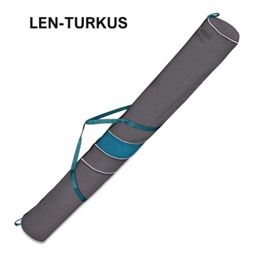 Чехол-сумка 170 для лыж, палок, лыжных туров, лыжного снаряжения, льна Бирюзовый