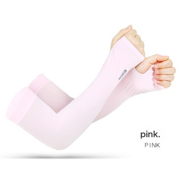 Солнцезащитные перчатки, защита от ультрафиолета, без пальцев, перчатки для езды на открытом воздухе, ледяной шелк