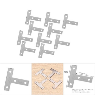 10 шт.. Алюминиевые профили Соединительная пластина Соединители