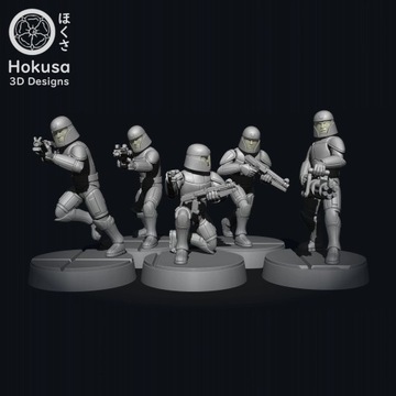Republic Cadet Squad model pasuje do gry StarWars Legion