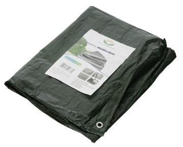 PLANDEKA PLANDEKI 8x12m ZIELONA 90G MOCNE OKRYCIE PŁACHTA GRUBA