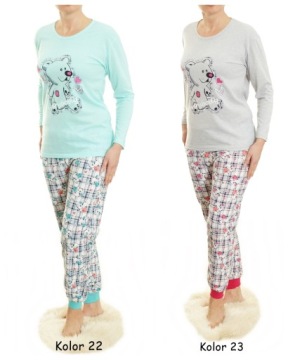 Хлопковая пижама ADELL с длинными рукавами и длинными брюками