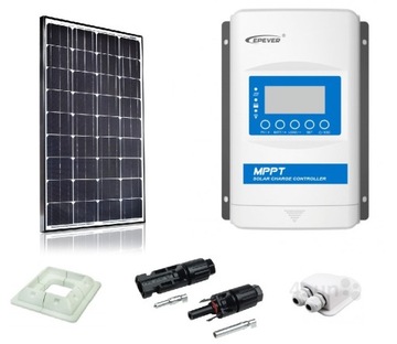 ZESTAW SOLARNY NA KAMPERA SOLAR KAMPER 100W Z MPPT