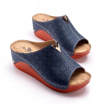 КОЖАНЫЕ ТАПОЧКИ НА ТЕХНИКЕ ЖЕНСКИЕ FASHION, размеры 36-41
