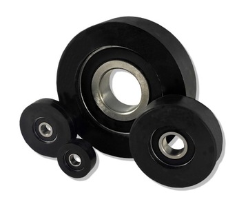 Полиуретановый ролик с подшипником 40/16/10