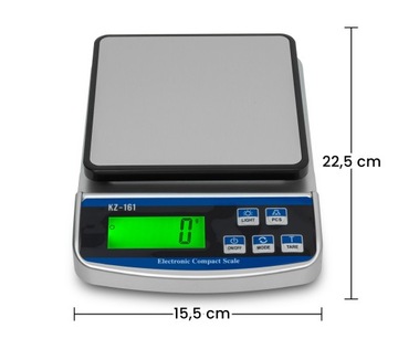 WAGA 15KG 1g ELEKTRONICZNA SKLEPOWA GASTRONOMICZNA KUCHENNA LICZĄCA SZTUKI