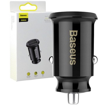 Ładowarka samochodowa Baseus Grain 15,5W 3,1A USB do auta podświetlenie LED