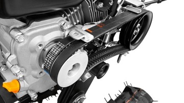 БЕНЗИНОВЫЙ ТРЕДЕР TURBO MONSTER 9,5 Л.С., БОЛЬШИЕ КОЛЕСА 120 СМ + ПЛУГ PRO XL