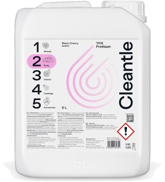 Средство для удаления дорожной пленки Cleantle — предварительная стирка, 5 л