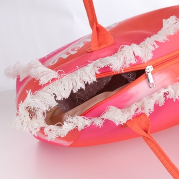 Duża Plażowa torba damska shopper miejska