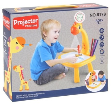 Проектор для рисования Проектор «Жираф» Обучение рисованию Стол Слайды Маркеры