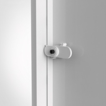 ДВЕРЬ МЕТАЛЛИЧЕСКАЯ СМОТРОВАЯ БЕЛАЯ 60X80 РУЧКА