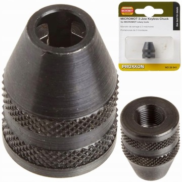PROXXON Uchwyt wiertarski 0,3-3,2mm 3-szczękowy