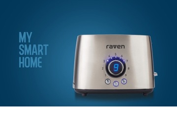 Тостер RAVEN 1000W, 9 уровней