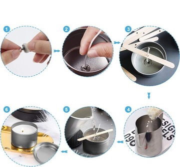 БОЛЬШОЙ НАБОР ДЛЯ ИЗГОТОВЛЕНИЯ СВЕЧ + КРАСИВЫЕ ФОРМЫ XXL