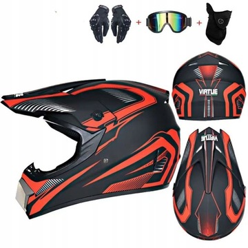 KASK MOTOCYKLOWY OFF-ROAD ENDURO MOTOCROSS