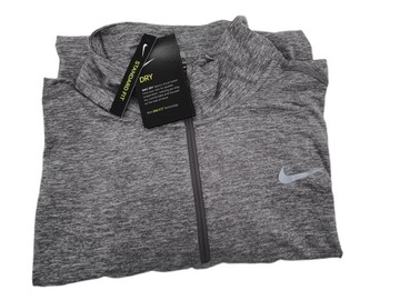 NIKE DRY-FIT BLUZA DO BIEGANIA SZARA CN5168056 3X