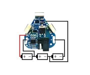 БМС 3S - 20А, 12,6В, Li-on.