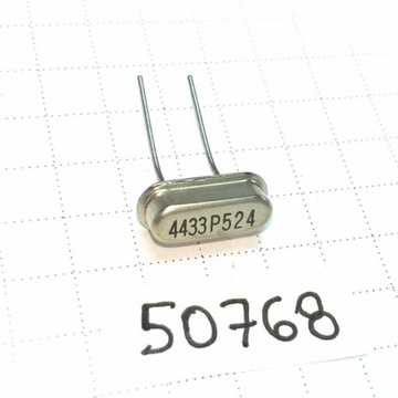 Rezonator kwarcowy 4.433MHz HC49S x5