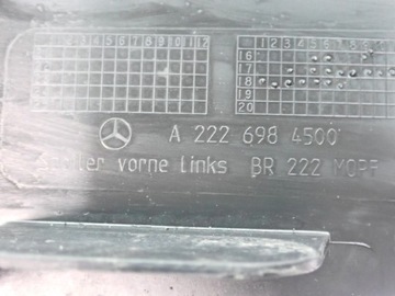 A2226984500 PODBĚH LEVÝ PŘEDNÍ MERCEDES S W222