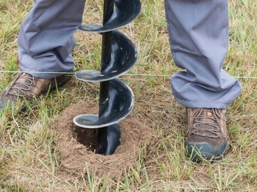 БУРОВАЯ УСТАНОВКА ДЛЯ ПОЧВЫ БЕНЗИНОВЫЙ Шнек 3 МОЩНЫЕ БУРЫ УДЛИНЕНИЕ НА 7 КМ