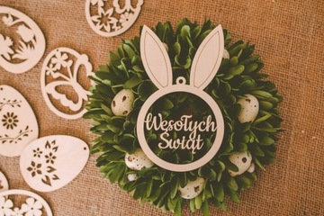 Деревянный кулон ПАСХА, пасхальное украшение