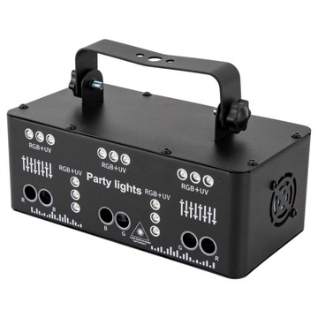 Светодиодный лазерный проектор для дискотек с 21 глазом RGBW DMX