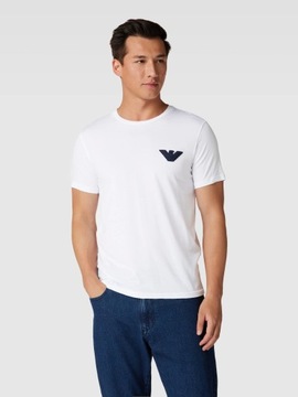 T-shirt męski EMPORIO ARMANI biały - S