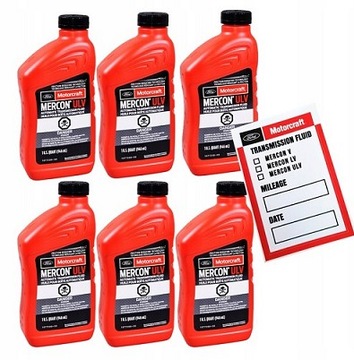 Olej przekładniowy Motorcraft Mercon ULV karton 6 sztuk ~5,68L