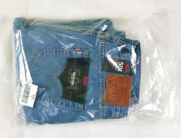 Levi's 501 -005013165- jeansy męskie oryg. nowa kolekcja Levis - W33/L34