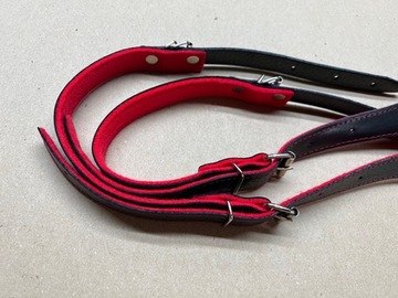 Ремни для переноски баяна BLACK/RED 80 b