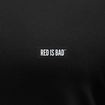 Red is Bad Bluza kangurka NASZYWKA CZARNA - 3XL