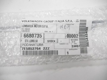 LIŠTA CHRÓM MŘÍŽKY PŘEDNÍ VOLKSWAGEN TRANSPORTER OE 7E5853764A