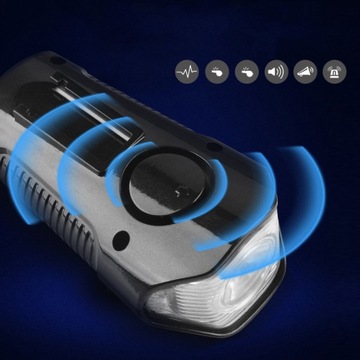 СВЕТОДИОДНАЯ ВЕЛОСИПЕДНАЯ ФАРА СО СЧЕТЧИКОМ НА РУЛЕ ЗВУКОВОЙ СИГНАЛ ПЕРЕДНИЙ ЗАДНИЙ