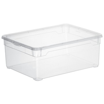 Pudełko do przechowywania Rotho CLEAR 10l