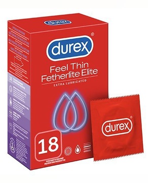DUREX prezerwatywy Fetherlite Elite cienkie 18 szt